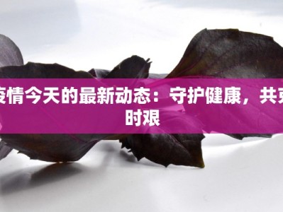 疫情山西最新情况：守护家园，共克时艰